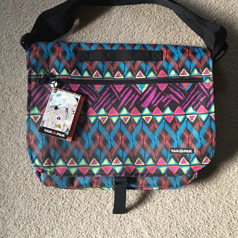 Yak Pak messenger bag.  New with tag.